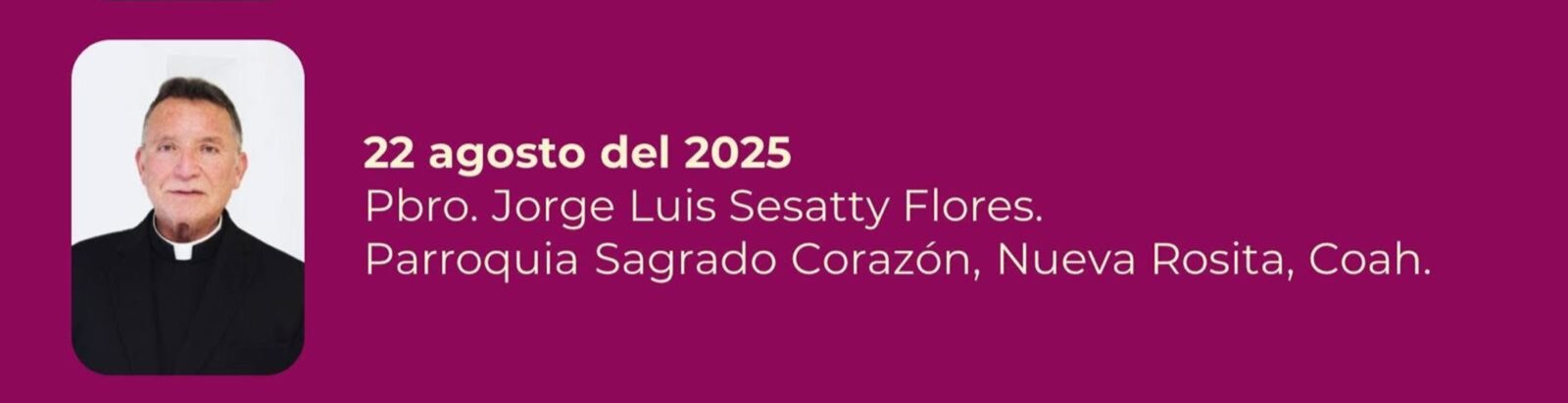 cambio de sacerdotes