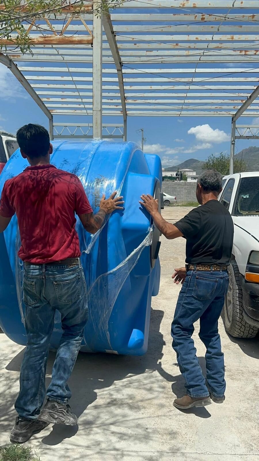 región: Alcaldesa lleva el beneficio para combatir el desabasto de agua