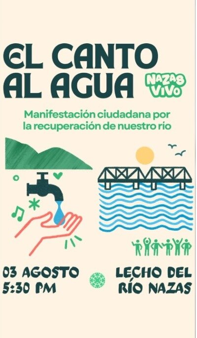 “El Canto al Agua”, un oleaje ciudadano para que el Nazas vuelva a fluir