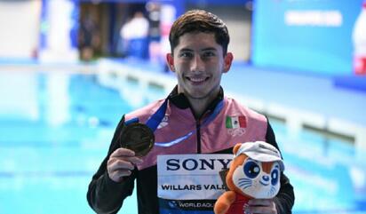 Randal Willars cierra con bronce la participación de México en el Campeonato Mundial de Deportes Acuáticos