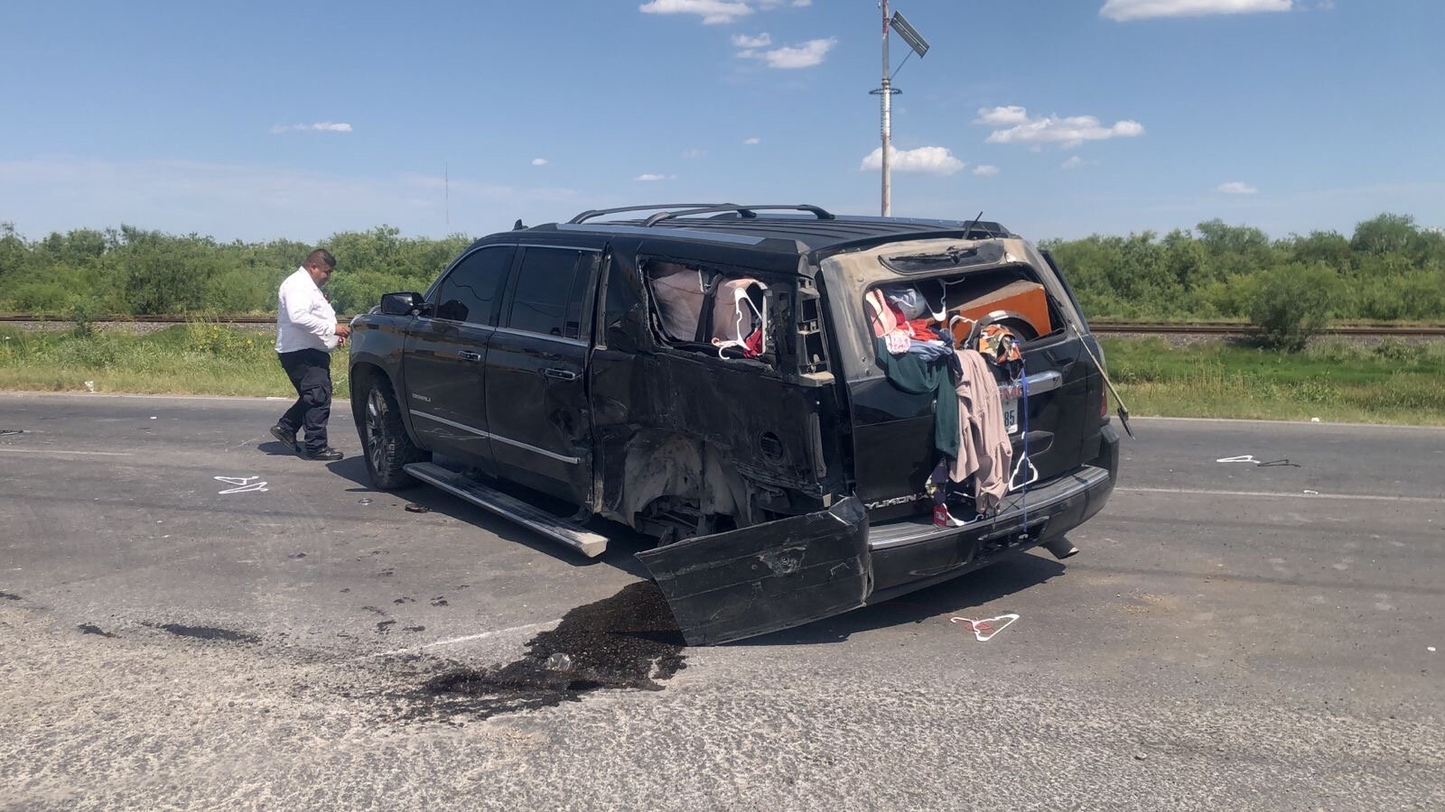 Accidente: El percance se registró poco antes de las 16:00 horas en el cruce de Río Grande y avenida Z. Martínez.
