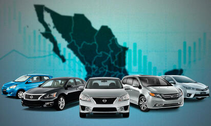 Ventas de autos en México caen 0.6% en julio 2025