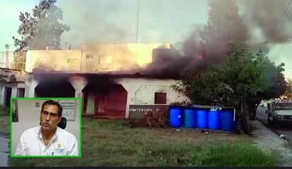Preocupa la constante ocurrencia de incendios en tapias abandonadas que movilizan a bomberos en Sabinas