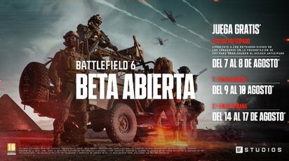 ¿Cuándo empieza la beta abierta de Battlefield 6?