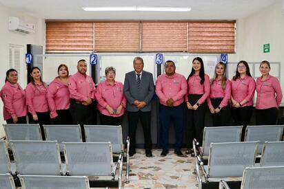 Óscar Ríos supervisa operaciones de la Oficina de Enlace de la SRE en Nueva Rosita