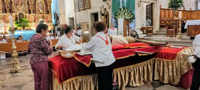 Concluye novenario del Santo Cristo con récord de asistencia