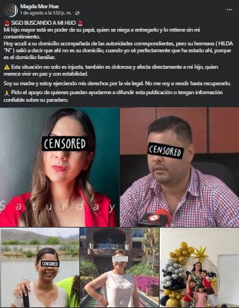 desaparición 