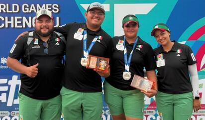 México logra medalla de plata en el World Games que se celebra en Chengdu, China