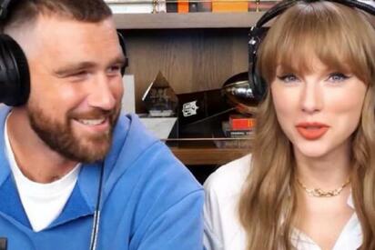 Taylor Swift sorprende con anuncio de su nuevo disco junto a Travis Kelce
