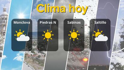 Pronóstico del clima en Coahuila: calor extremo y vientos moderados