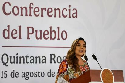 Mara Lezama asegura que el sargazo no afecta todas las playas de Quintana Roo