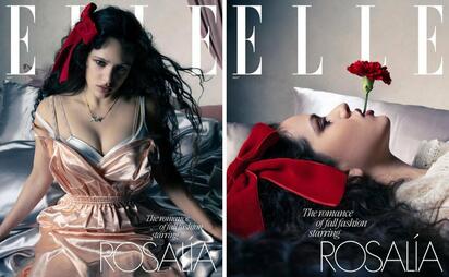 Rosalía deslumbra en la portada de Elle USA septiembre