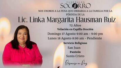 Despiden en Piedras Negras a la abogada Linka Hausman Ruiz