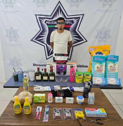 Hombre detenido por saqueo en supermercado de Sabinas
