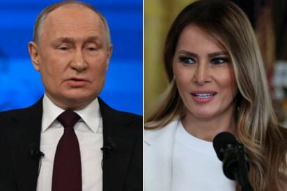 Melania Trump envía carta a Putin para promover paz y bienestar infantil