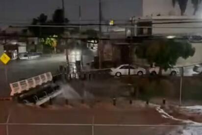 Fuertes lluvias afectan viviendas y vehículos en Culiacán