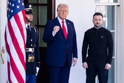 Zelenski y líderes europeos se reúnen con Trump en la Casa Blanca