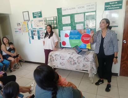 Plática sobre violencia de género se realiza en El Moral