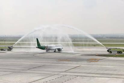 Nuevo Embraer E195-E2 de Mexicana conecta AIFA con Tulum