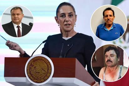 Sheinbaum critica comparativa de DEA sobre García Luna y “El Mayo”