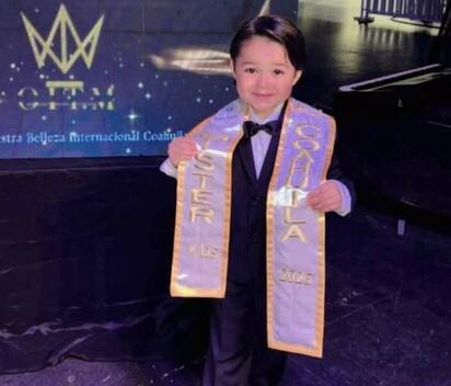 Mauricio conquista la belleza infantil en Coahuila y se va al certamen nacional 2025