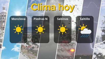 Pronóstico del tiempo en Coahuila: calor extremo y lluvias en la capital