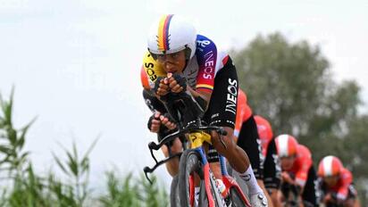 Vuelta a España 2025: Egan Bernal bajó puestos tras la crono por equipos