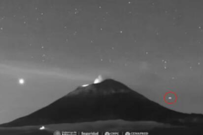 Video: ¿Ovnis en el Popocatépetl? Video causa impacto en redes sociales