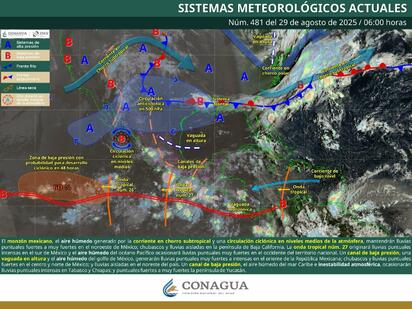 Frente frío traerá lluvias y descenso de temperatura en Coahuila