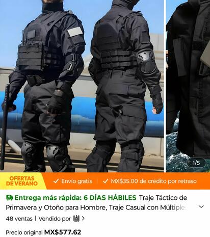 Comercio de uniformes policiales facilita usurpación de funciones
