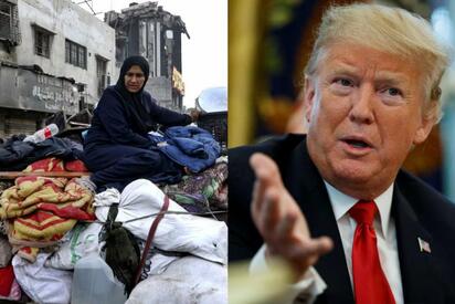 Plan de Trump propone desplazar población de Gaza por 10 años