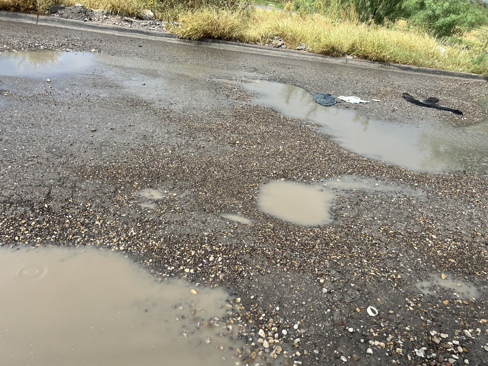 Baches: De acuerdo con los reportes de los vecinos, la vialidad se encuentra plagada de baches y hundimientos que dificultan la vialidad