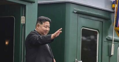 Kim Jong-un viaja en tren a China para desfile militar