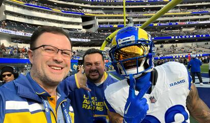 Vocero Rams asegura seguridad para fans en eventos NFL.