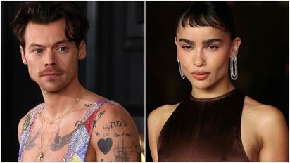 Captan a Zoë Kravitz y Harry Styles tomados de la mano