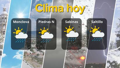 ¡Prepárate! Tormentas y bochorno intenso azotarán a Coahuila 
