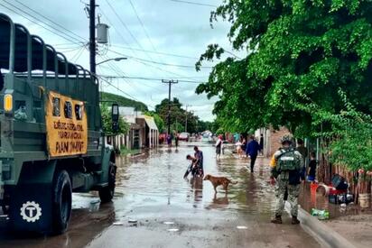 Tormenta tropical Lorena provoca inundaciones en municipios del norte