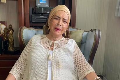 Elsa Aguirre reaparece con oxígeno y abre su corazón en redes sociales