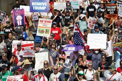 Protestas en Washington contra detenciones de migrantes