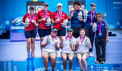 Oro para México en el Mundial de Tiro con Arco: Becerra, Castillo y Bernal vencen a Estados Unidos en la final