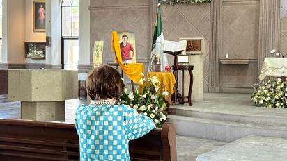 Llega a Monclova la reliquia de primer grado de San Carlo Acutis, santo del siglo XXI