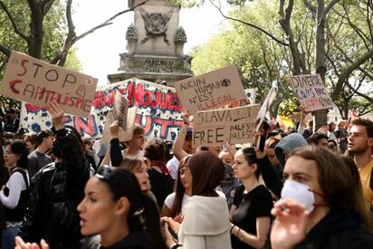 Protestas en Francia: 250 detenidos tras bloqueos y disturbios
