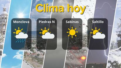 ¡Prepárate! Lluvias sorpresivas y calor intenso llegan a ciudades de Coahuila