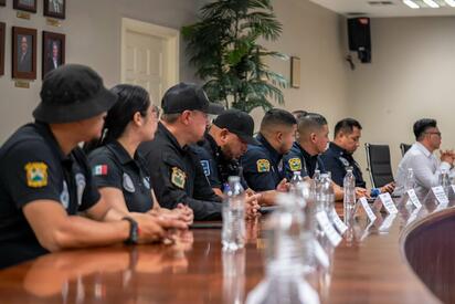 Se realiza reunión semanal de seguridad en Piedras Negras