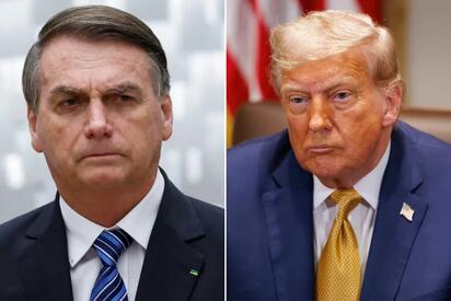 Trump se dice sorprendido por condena de Jair Bolsonaro en Brasil