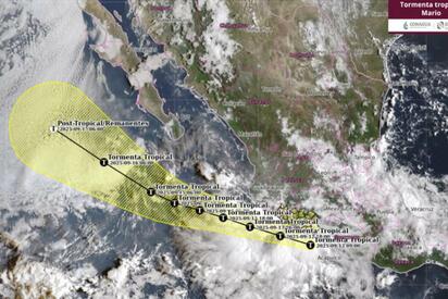 Autoridades de BCS mantienen monitoreo de tormenta Mario