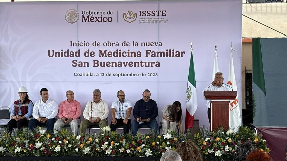 ISSSTE inicia obre de clínica en San Buenaventura