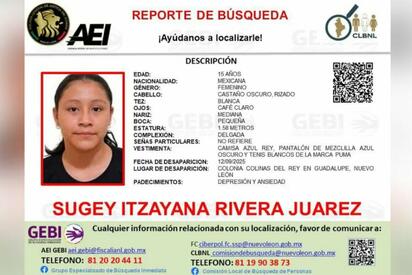 Buscan a estudiante de la UANL desaparecida en Guadalupe, Nuevo León