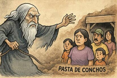 Caricatura editorial - Pasta de Conchos: la espera que no termina