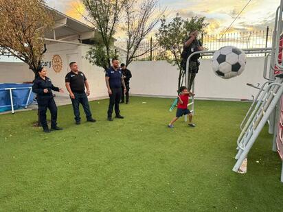 Seguridad Pública de Nueva Rosita fortalece lazos con niños en Casa Hogar